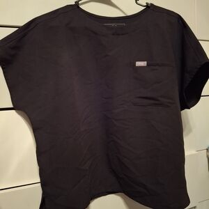 Figs Charcoal T-Shirt with Pocket